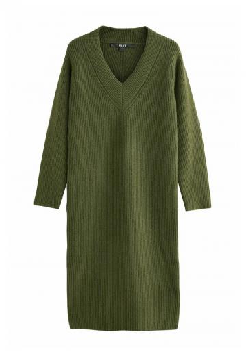 Вязаное платье