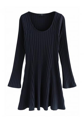 Вязаное платье