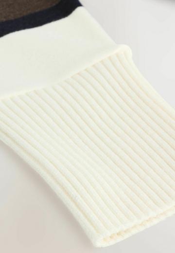 Пуловер в полоску