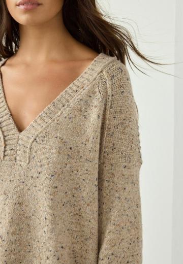 Длинный пуловер