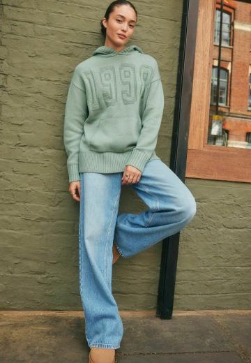 Длинный пуловер