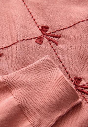 Пуловер в полоску