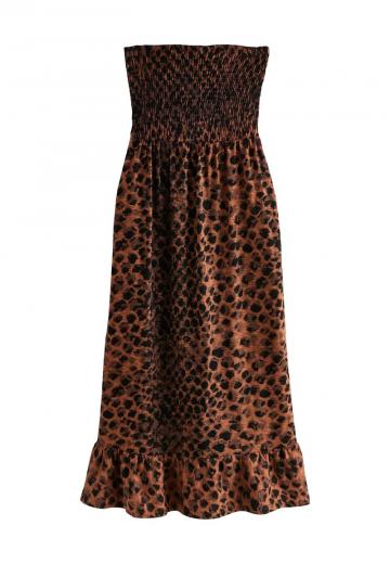 Платье без бретелек