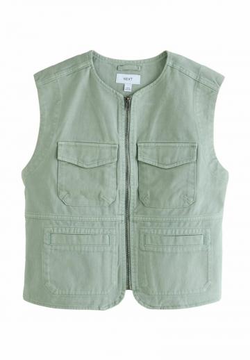 Джинсовая жилетка