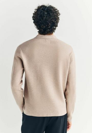 Поло с длинным рукавом