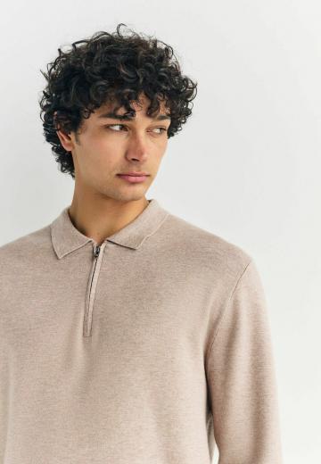 Поло с длинным рукавом