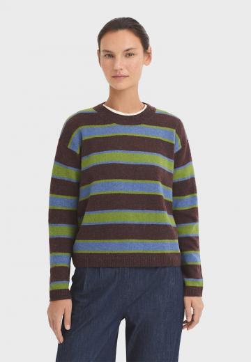 Пуловер в полоску
