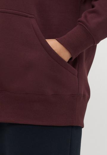 Пуловер с капюшоном