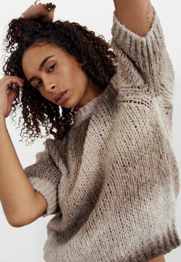 Пуловер с коротким рукавом