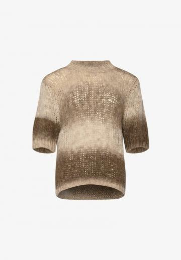 Пуловер с коротким рукавом