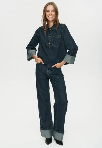 Джинсовая блузка