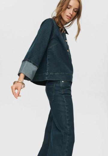 Джинсовая блузка