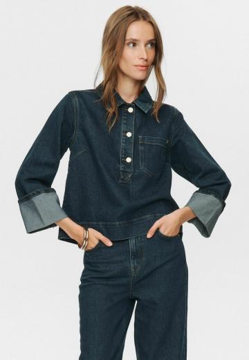 Джинсовая блузка