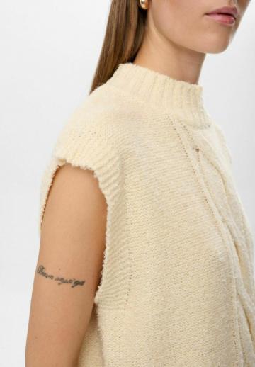 Пуловер с коротким рукавом