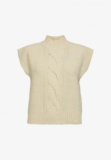 Пуловер с коротким рукавом