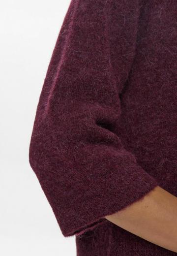 Пуловер с рукавом три четверти