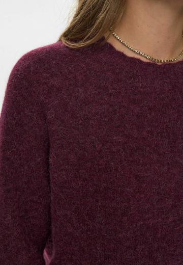 Пуловер с рукавом три четверти