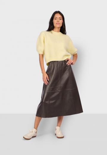 Кожаная юбка
