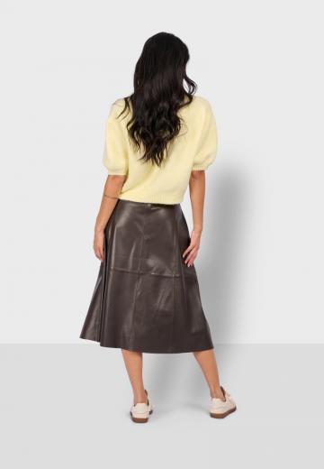 Кожаная юбка
