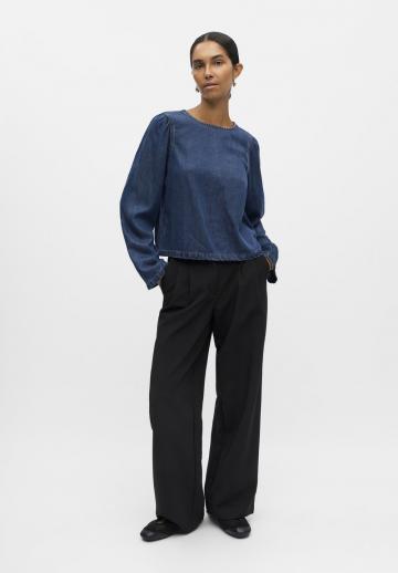 Джинсовая блузка