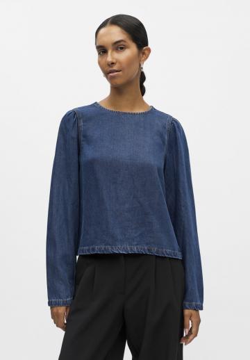 Джинсовая блузка