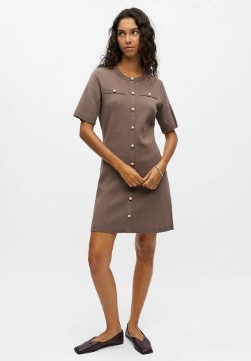 Вязаное платье