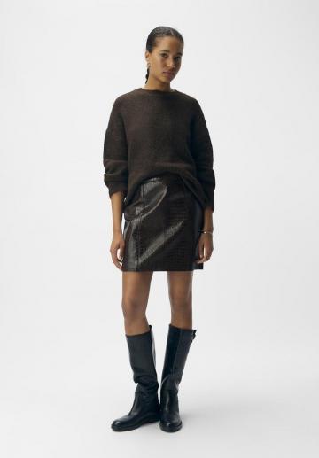 Кожаная юбка