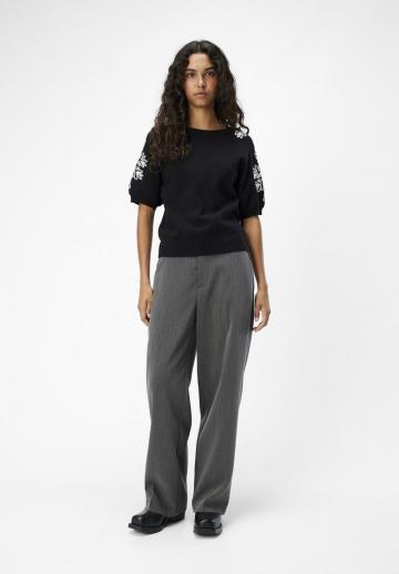 Пуловер с коротким рукавом