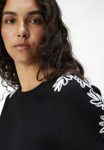 Пуловер с коротким рукавом