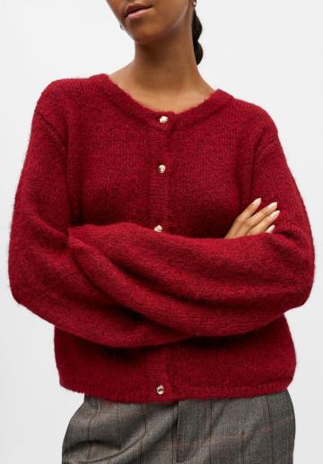 Жаккардовая вязаная кофта