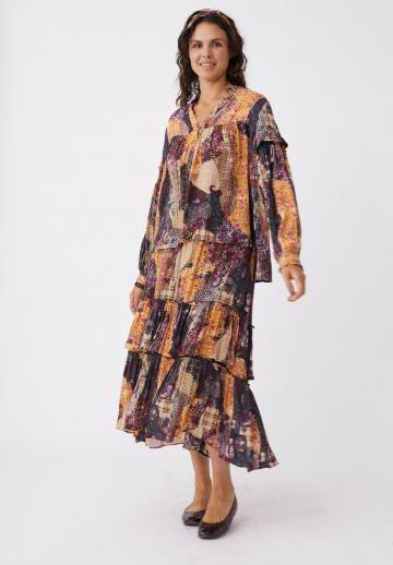 Юбка с воланами