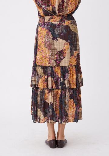 Юбка с воланами