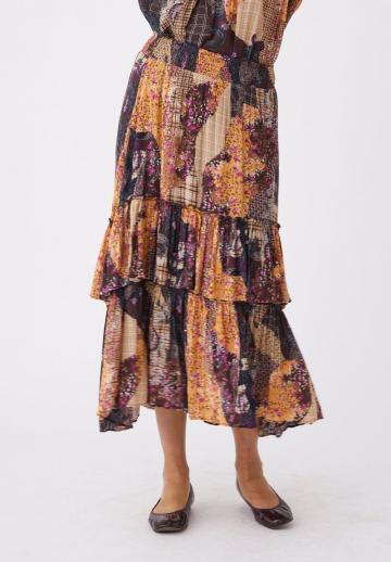 Юбка с воланами