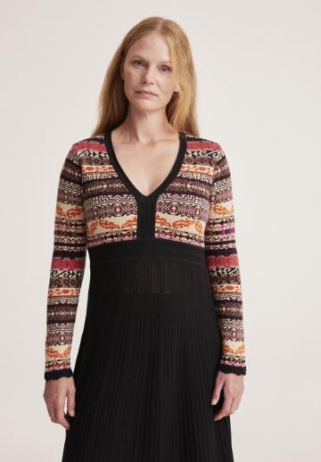 Вязаное платье