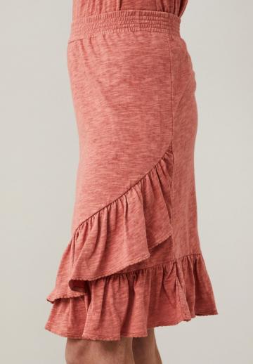 Юбка с воланами