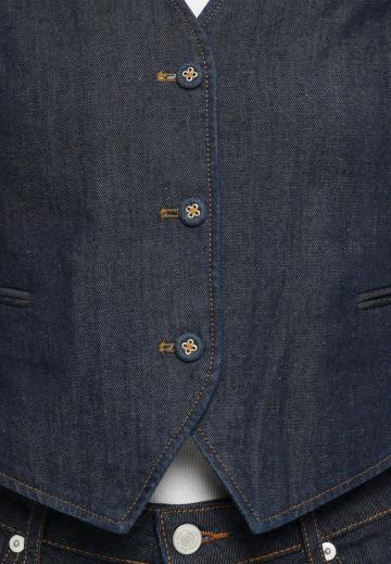 Джинсовая жилетка