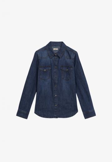 Джинсовая блузка