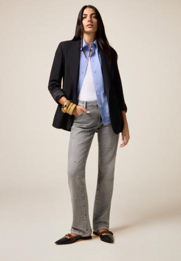 Прямые джинсы