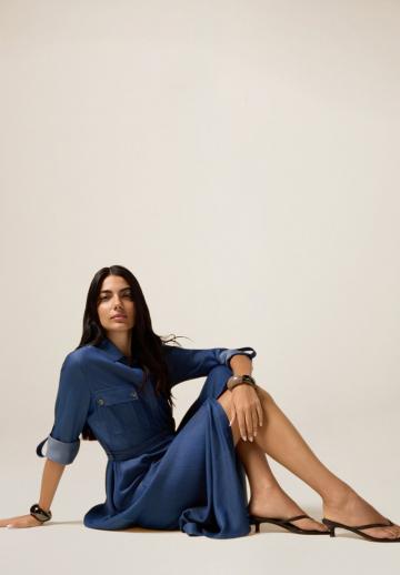 Джинсовое платье