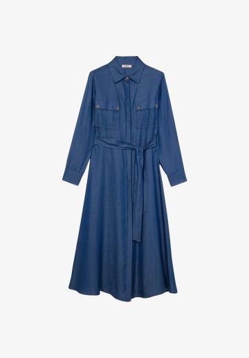 Джинсовое платье