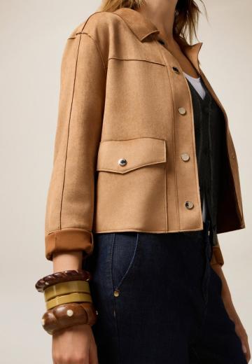 Куртка с накладнымит карманами