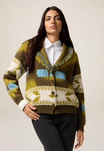 Жаккардовая кофта