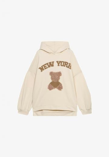 Пуловер с капюшоном