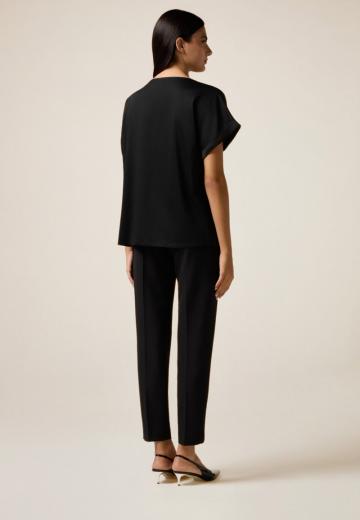 Атласная блузка