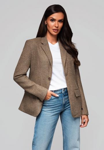 Блейзер с накладными карманами