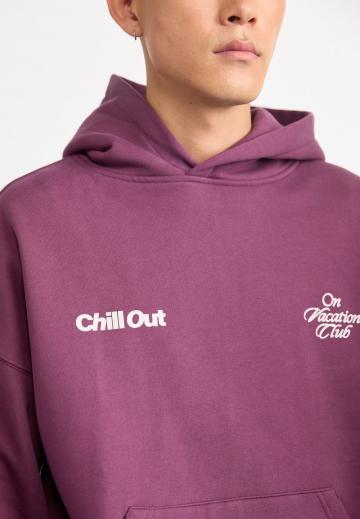 Пуловер с капюшоном