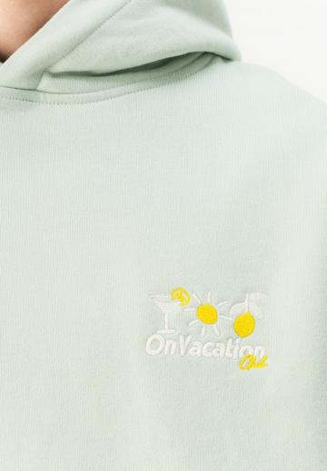 Пуловер с капюшоном