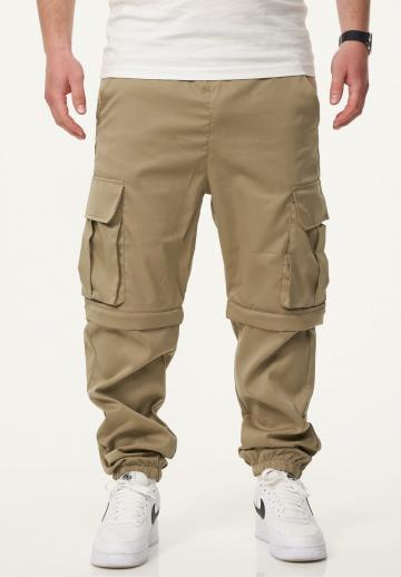 Брюки с накладными карманами