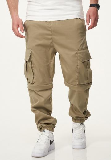 Брюки с накладными карманами