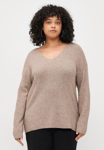 Длинный пуловер